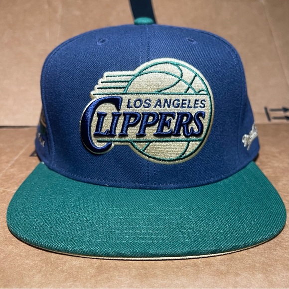 LA Clippers Mitchell & Ness 10th Anniversary Hardwood Classics size 8 fitted hat - Picture 2 of 7